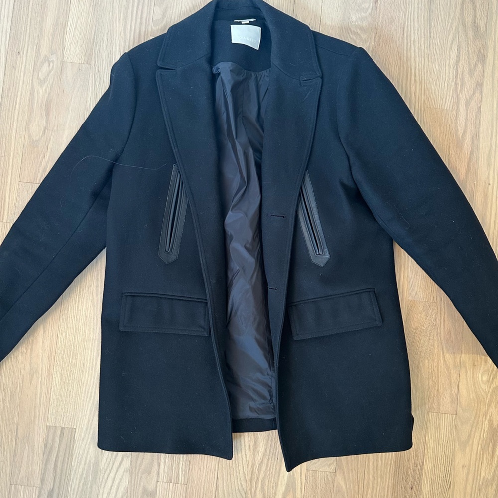Soia & Kyo men’s overcoat jacket large